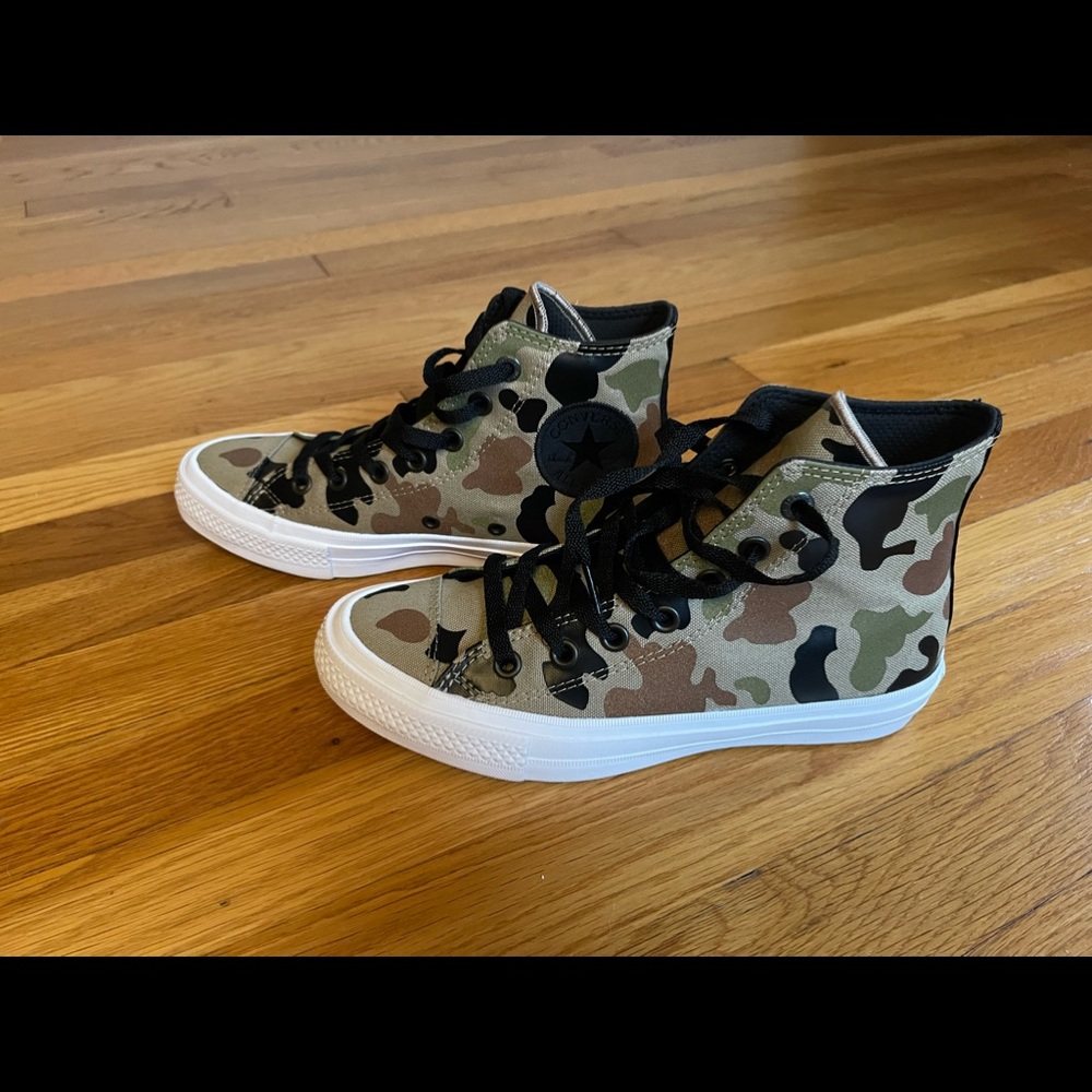 Converse Chuck Taylor 70 Camo High Tops Size 7.5